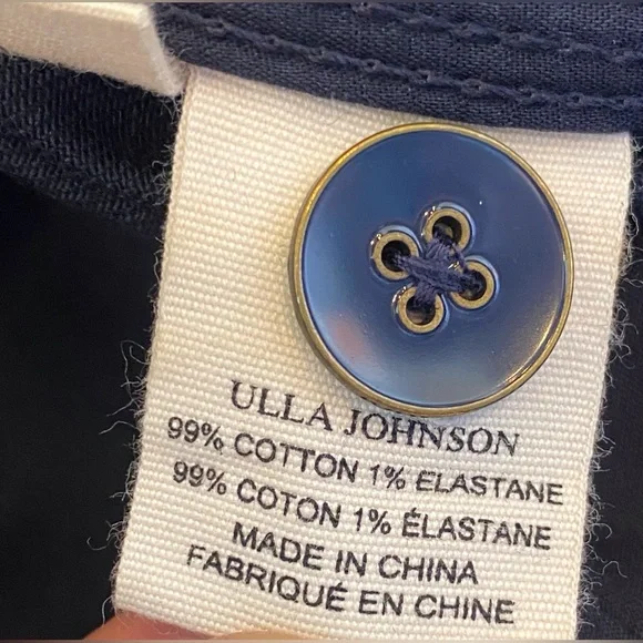 Ulla Johnson High-Rise Enamel Button Fly Pants - Picture 6 of 7